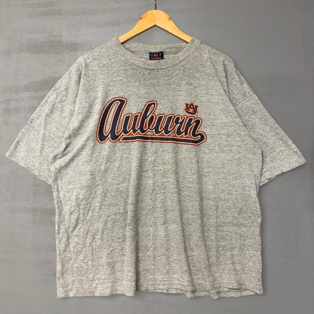 Galt Sand‎ Auburn Tigers T-Shirt Gray Vintage Made in USA XL Vintage